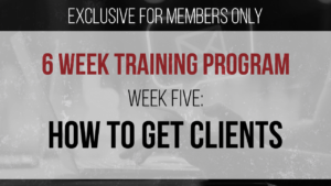 WEEK FIVE – How To Build A List and Email Them